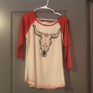 Longhorn graphic shirt